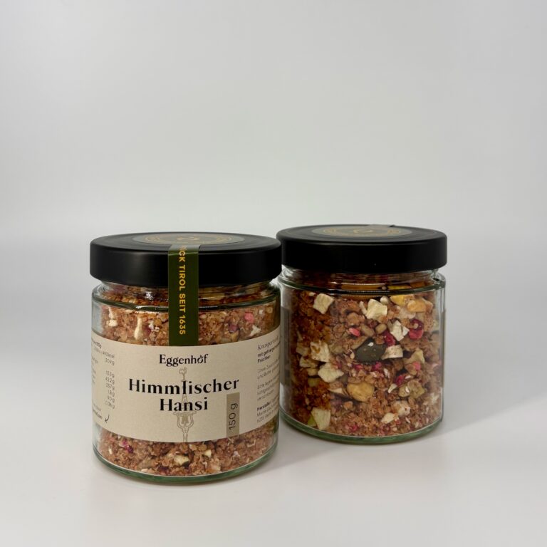 Himmlischer Hansi Knuspermüsli 150 g im Glas vom Eggenhof Tirol